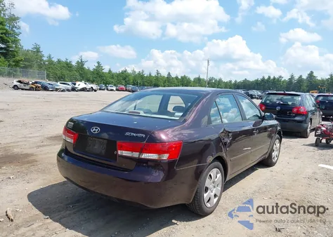 2006 Hyundai Sonata Gl from USA, damaged, VIN KMHET46C46A112627